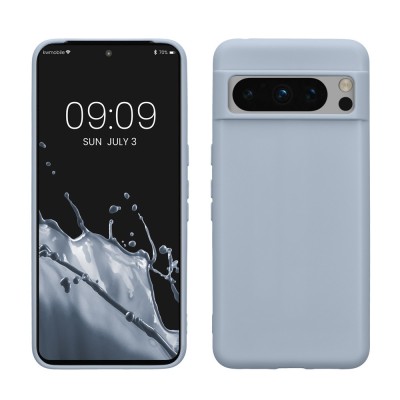 Husa Kwmobile pentru Google Pixel 8 Pro, Albastru deschis, Silicon, KWM0000208I012C foto