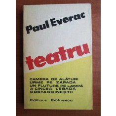 Paul Everac - Teatru