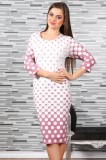 Cumpara ieftin Rochie Imprimeu Rona Fucsia - 48Marimea, Yves