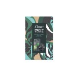 Setul Dove Men+Care Self Care Mineral Sage, Barbati: Puf de baie + Antiperspirant spray, 150 ml + Gel de dus, 250 ml