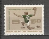 Austria.1977 C.M. de handbal MA.853, Nestampilat