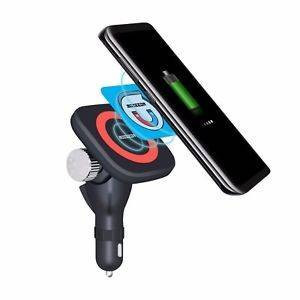 Car wireless charger Qi Quick charging Fast Charge 5V/2.4A incarcator auto foto