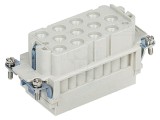 Conector HDC mamă, 10A/40A, 690V, inserturi de contact