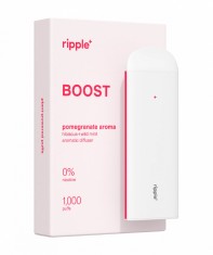 Tigara electronica, Ripple+, BOOST, Rodie, fara nicotina, 1000 pufuri