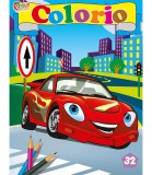 Carte de Colorat Colorio - 32 Pagini, 4 Tipuri, Hartie, Pentru Copii Peste 3 Ani