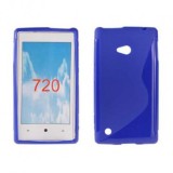 Husa Silicon S-Line Albastra Huawei Ascend Y6 - Protectie Telefon Premium