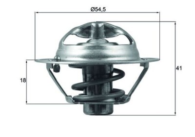 MAHLE TX 162 82D termostat,lichid racire foto