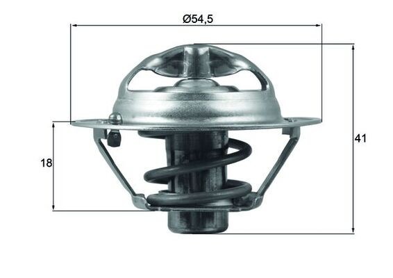 MAHLE TX 162 82D termostat,lichid racire