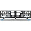 Set 2 bucati, suport numar inmatriculare argintiu Ford III, Autohelix MSA