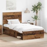 Cumpara ieftin Cadru de pat Lemn vechi 100 x 200 cm Lemn de pin masiv