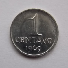 1 CENTAVO 1969 BRAZILIA