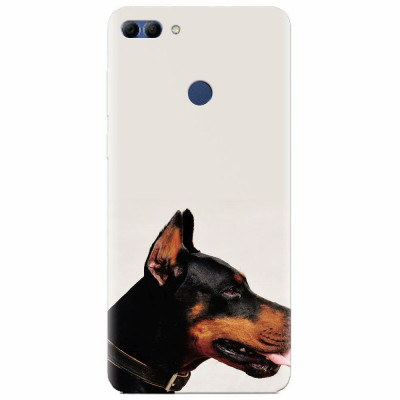 Husa silicon pentru Huawei Y9 2018, Doberman foto