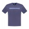 Tricou barbati, cu imprimeu cu logo, Regular fit, Bleumarin (Marime: M)