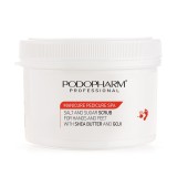 Cumpara ieftin Scrub sare-zahar maini/picioare cu unt de shea si goji - PODOPHARM 600g