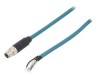Conector M12 Tată IP67, 8 Pini, Cablu 1m, BULGIN, Drept, Tensiune 48V