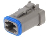 Conector cablu-cablu mamă 4 pini gri IP68