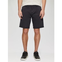 Q/S by s.Oliver Pantaloni scurti chino barbati, John, cu talie medie si croiala Regular fit, Bleumarin inchis, W29