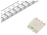 LED SMD 1210 RGB 130&deg; 3.2x2.7x1.1mm