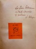LUCIAN BLAGA - LIVIU REBREANU, scrisoare, dedicație și alte documente