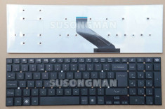 Tastatura Laptop Acer Aspire E1-572G Neagra Us/Uk foto