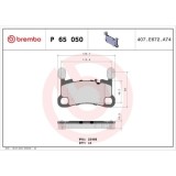 Placute frana Porsche Cayenne (9ya) 05.17-, Cayenne Coupe (9yb) 01.19-, Spate, Brembo
