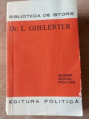 Scrieri social-politice - L. Ghelerter foto