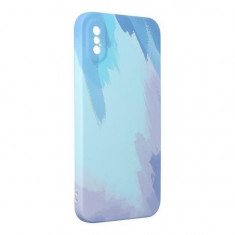 Husa Compatibila cu Apple iPhone XS,iPhone X - Forcell Pop Sky Blue