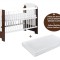 Patut KLUPS Little Giraffe Wenge + Saltea 8 MyKids Confort II
