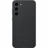 Husa de protectie Samsung Leather pentru Galaxy S23 Plus, Negru