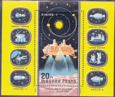 TSV# - 1976 MICHEL 3155 A LESZALLAS A MARSON JULIUS 20 VIKING - 1 MNH/** LUX foto
