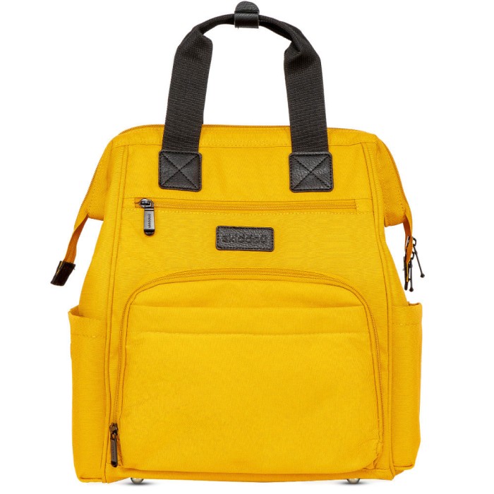 Rucsac multifunctional mamici Skiddou Astrid, Galben