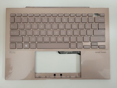 Carcasa superioara cu tastatura palmrest Laptop, Asus, ZenBook S 13 OLED UM5302TA, 90NB0WA6-R30UI1, iluminata, layout US foto