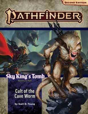 Pathfinder Adventure Path: Cult of the Cave Worm (Sky King&amp;#039;s Tomb 2 of 3) (P2) foto
