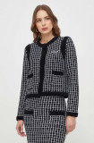 Cumpara ieftin Karl Lagerfeld cardigan femei, culoarea negru, călduros