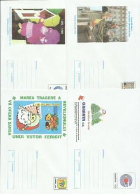 ROMANIA 1998 / 1999 -lot 32 intreguri postale- Diverse teme foto