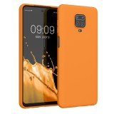 Husa Kwmobile pentru Xiaomi Redmi Note 9S/Redmi Note 9 Pro/Redmi Note 9 Pro Max, Portocaliu, Silicon, KWM000011AH048C, Carcasa