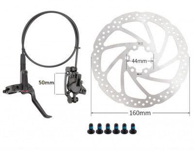 Frana hidraulica spate bicicleta (140 cm) foto