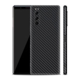 Cumpara ieftin Set Folii Skin Acoperire 360 Compatibile cu Sony Xperia 5 II - ApcGsm Wraps Carbon Black, Negru, Oem