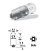 Bec Pozitie 24V 4W T4W BA9S T8.5 Selum - Bord, Camion, Autobuz (10 Buc)