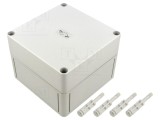 Carcasă universală din policarbonat, IP66, IK08, 130x130x99 mm