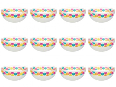 Set boluri, 12 piese, 3.3 l, Plastic, Alb foto