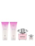 Cumpara ieftin Set cadou Versace Bright Crystal (Apa de toaleta 90 ml + Apa de toaleta 5 ml + Lotiune de corp 100 ml + Gel de dus 100 ml), pentru femei