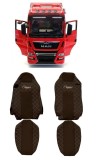 Cumpara ieftin Set huse scaune din piele dedicate Man TGX (2007-2021) Piele matlasata EKO