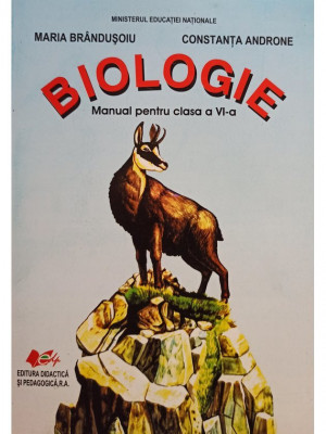 Maria Brandusoiu - Biologie - Manual pentru clasa a VI-a (editia 2013) foto