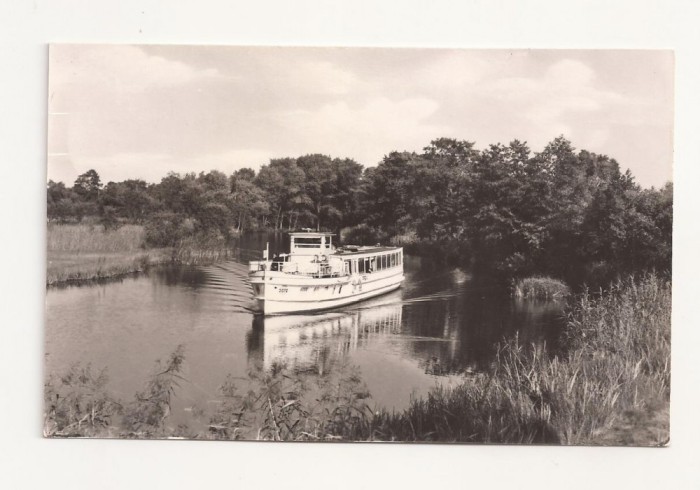 SG7 - Carte Postala - Germania, Kanalpartie zum Wolziger See, Circulata 1967