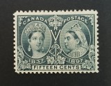 CANADA-1897-Jubileul-50 ct.-ultra-MH/*-cote+190$