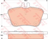 Set placute frana,frana disc MERCEDES CLA Cupe (C117) (2013 - 2016) TRW GDB1920
