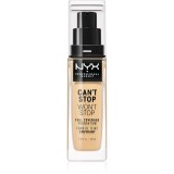 NYX Professional Makeup Can&#039;t Stop Won&#039;t Stop Full Coverage Foundation fond de ten cu acoperire ridicată culoare 6.5 Nude 30 ml