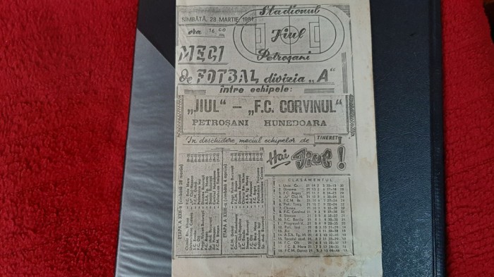 program Jiul - Corvinul Hd.