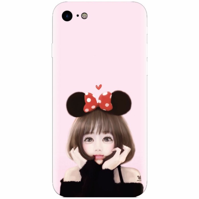 Husa silicon pentru Apple Iphone 6 Plus, Girly 002